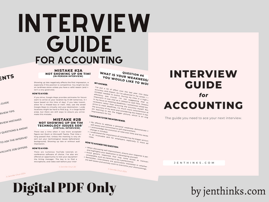 Interview Guide for Accounting & Finance by jenthinks