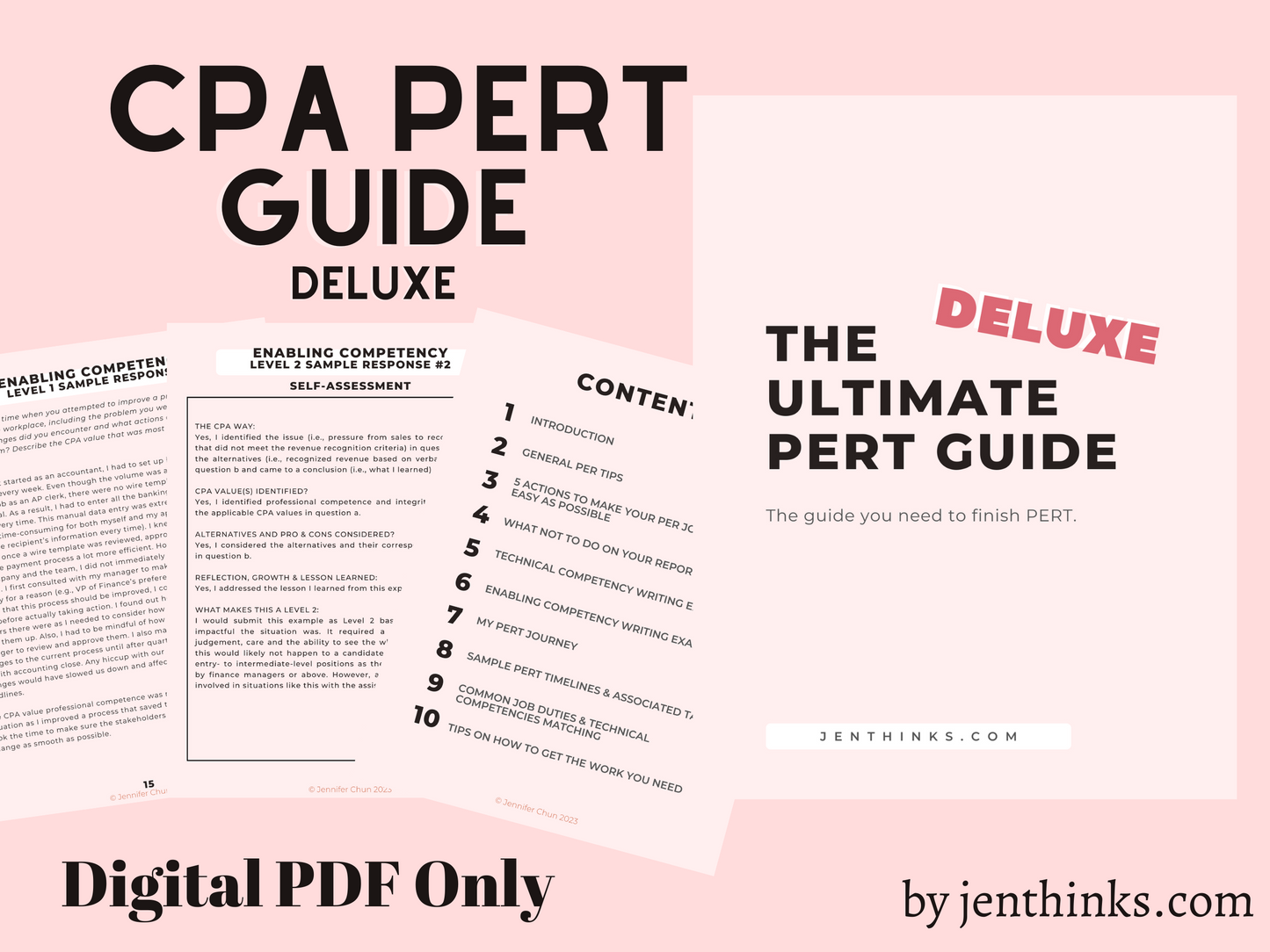 The CPA PERT Guide by jenthinks (Deluxe)